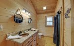 Master Bath Features Double Sinks